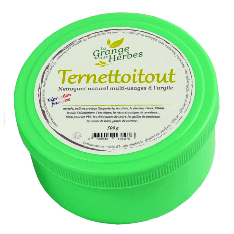 Pierre d'Argile, nettoyant naturel multi-usages pot de 500g +