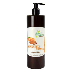 Savon liquide corps & mains - Cannelle-orange