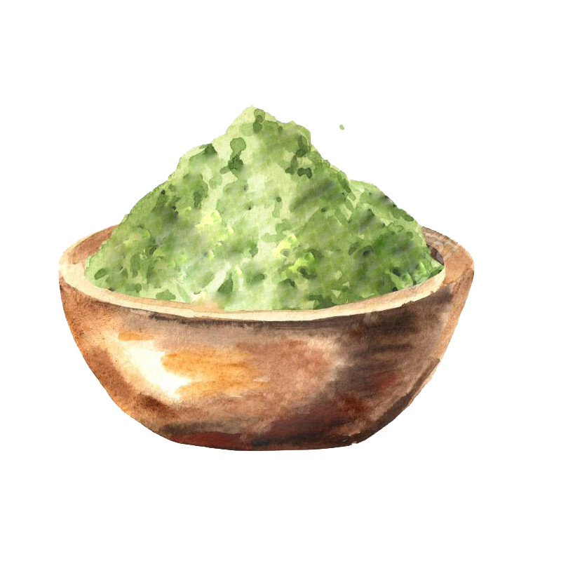 Green clay shampoo