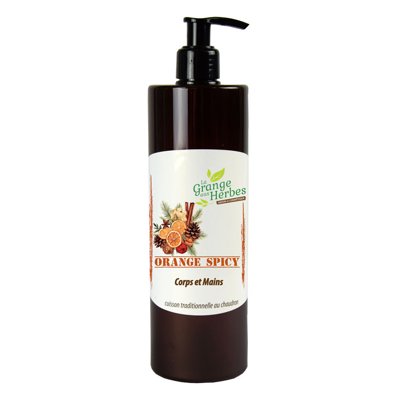 Savon liquide corps & mains - Orange Spicy