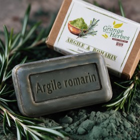 Savon bio Argile Romarin