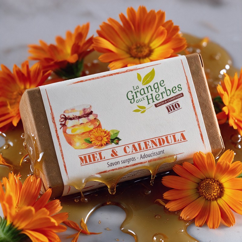 Honey Calendula Organic Soap