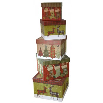 Christmas stack-shelving Box