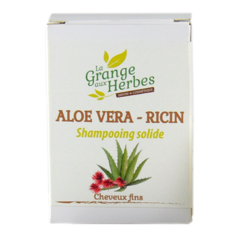 Shampooing solide - Aloe vera et Ricin