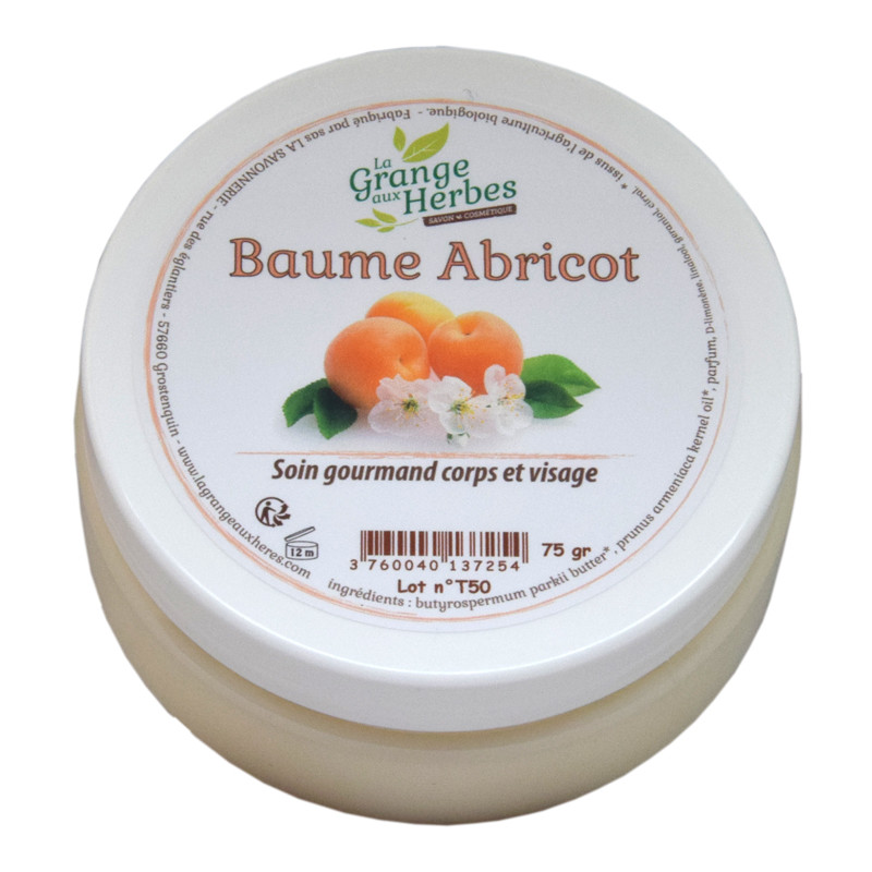 Super-soft apricot balm