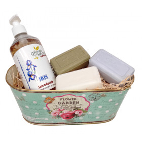 Vintage soap basket